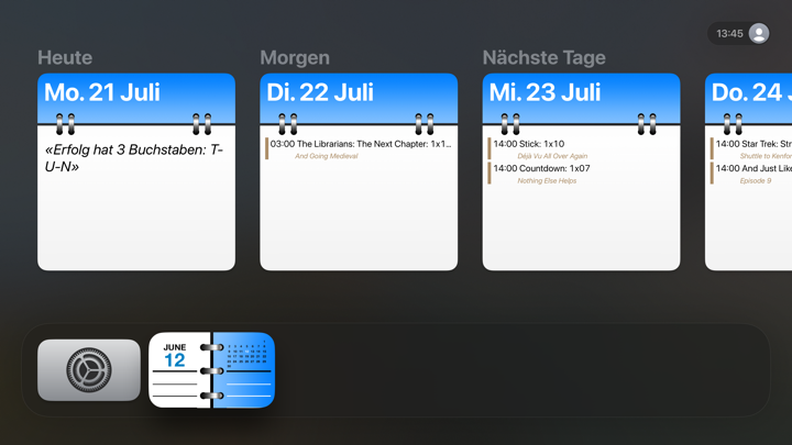 Screenshot #1 pour myWeekTV