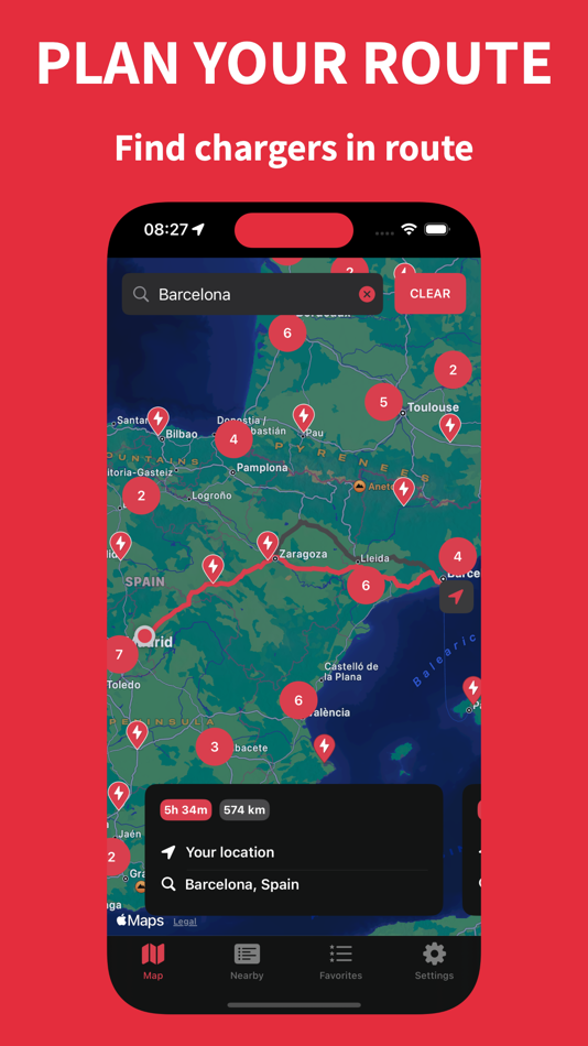 #2. Charging Map for Tesla (iOS) 由: Arturo Gutierrez
