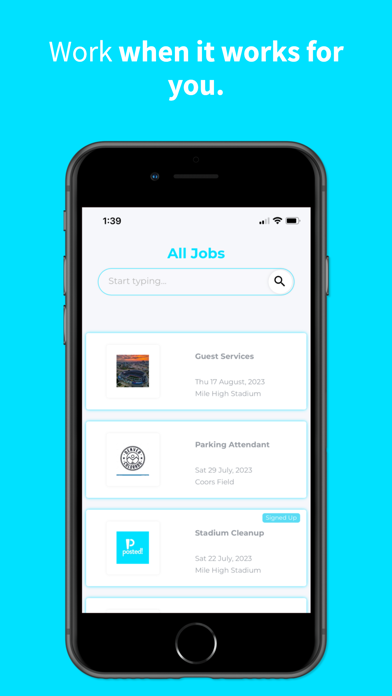 Standby Jobs Screenshot