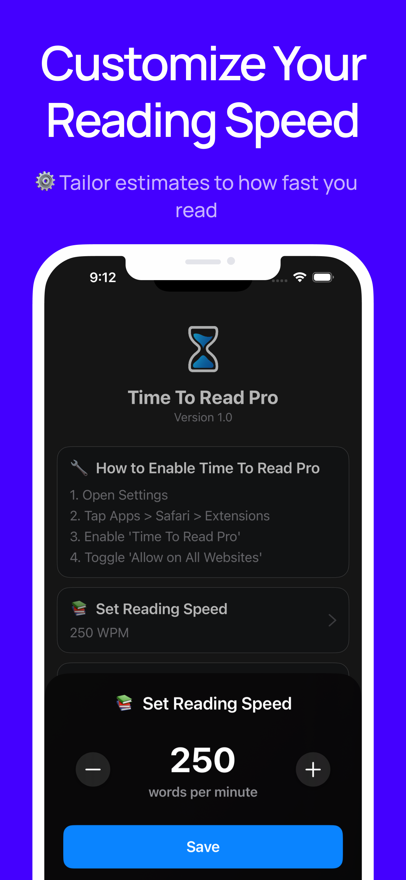 Time to Read Pro