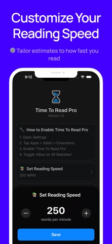 Time to Read Pro screenshot