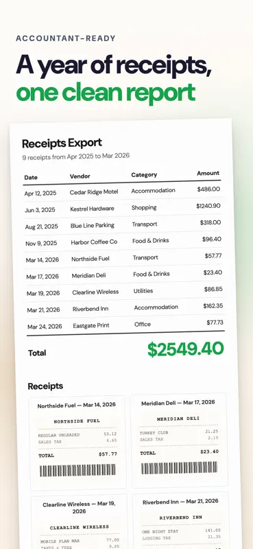 ScanExpense: Receipt Scanner screenshot 3 of 7