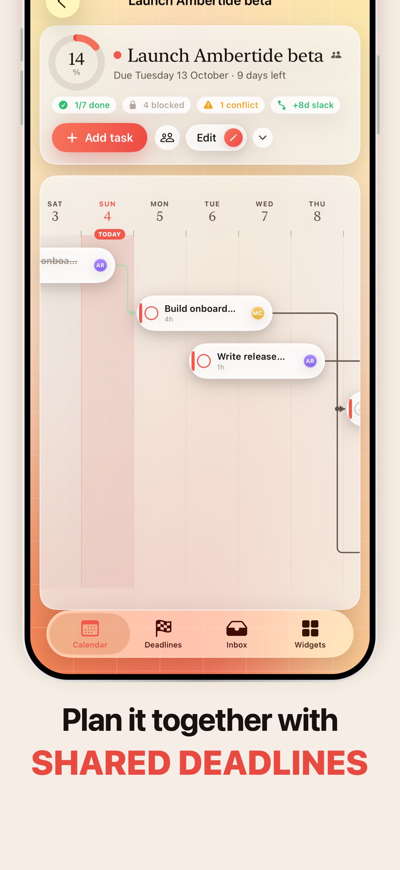 Screenshot 2 of Ambertide: Deadline Planner