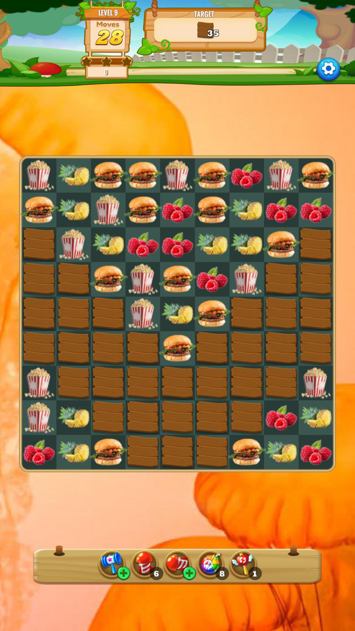 Food Blast Match 3 Puzzle