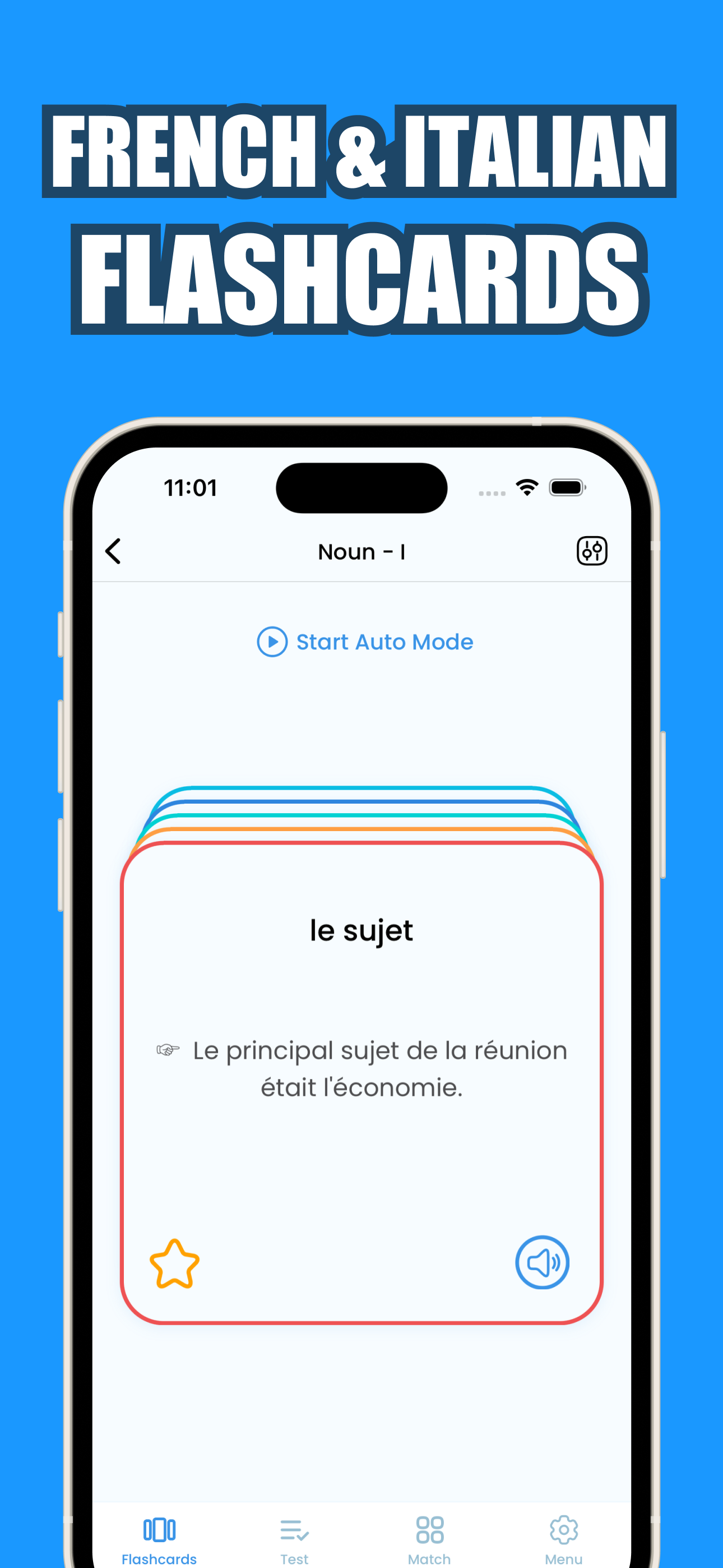 Learn Italian & French