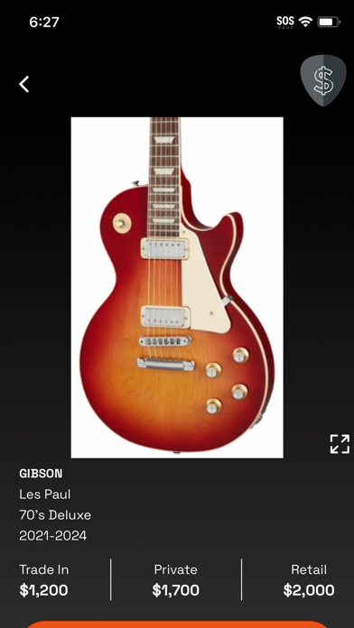 Mobile Guitar Price Guide iPhone screenshot 6 - Music app