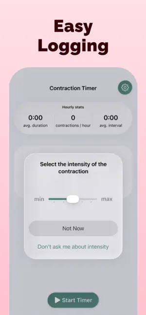 Contraction Timer ＆ Tracker iPhone screenshot 6