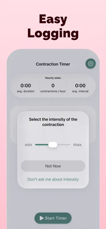 Contraction Timer ＆ Tracker screenshot 6 of 7