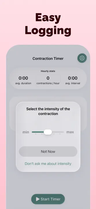 Contraction Timer ＆ Tracker: Screenshot 6 von 7