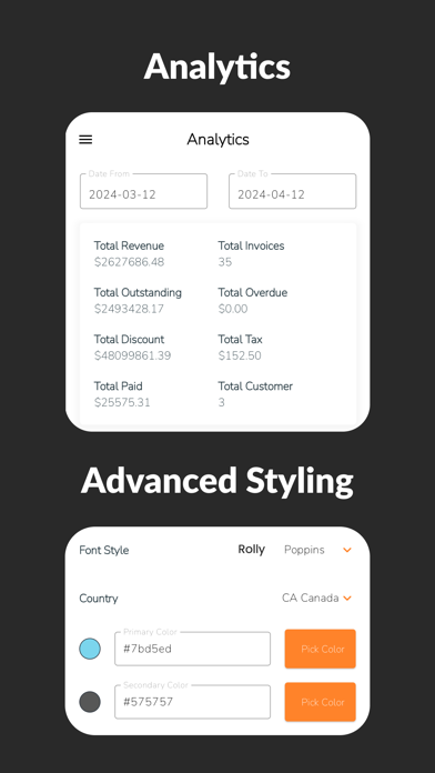 Rolly - Small Business Tools Screenshot