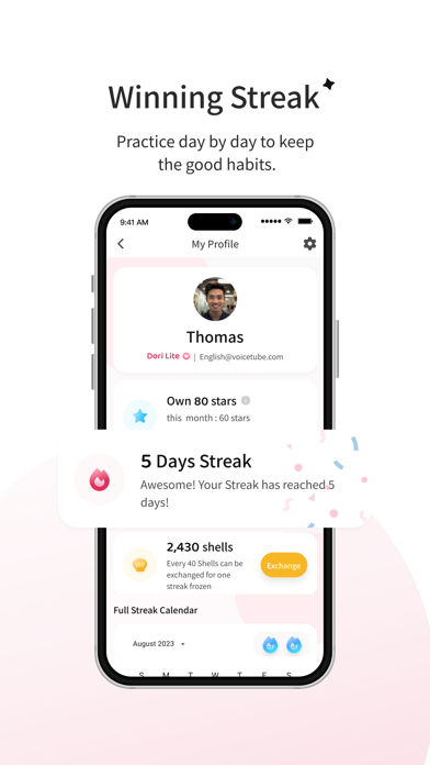 Dori - Swipe to speak English