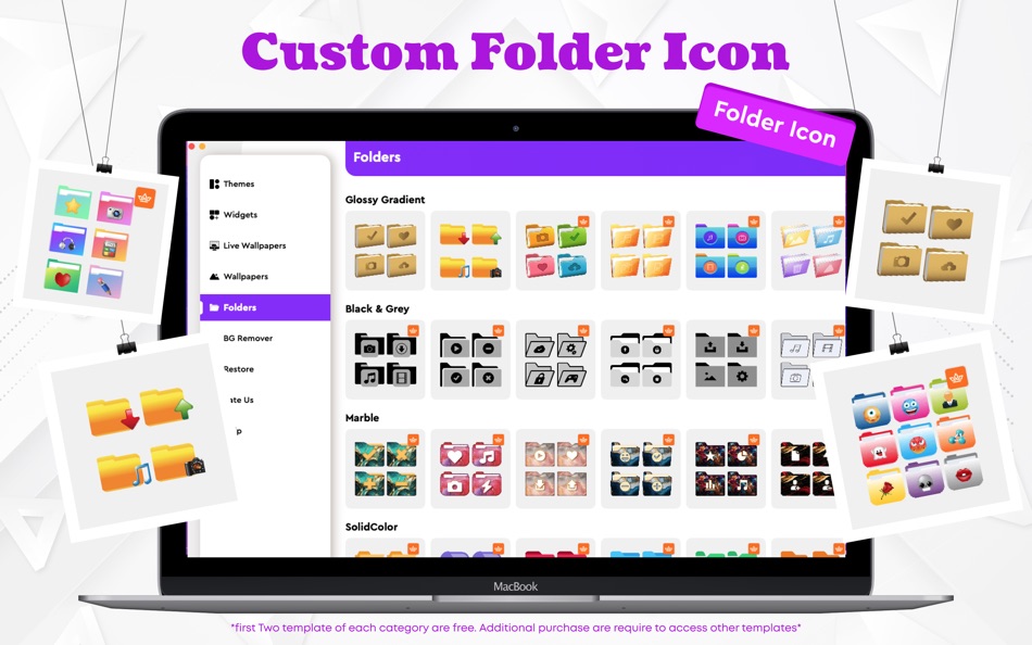 #4. Top Color Widgets: Clock Theme (macOS) 由: Tausif Akram