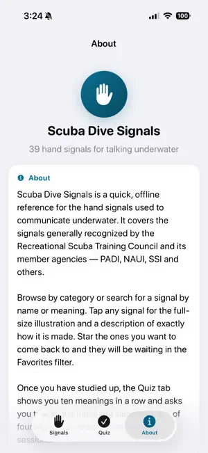 Scuba Dive Signals screenshot 4