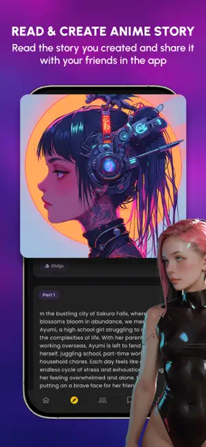 AnimeMe – AI Avatar & Story screenshot 2
