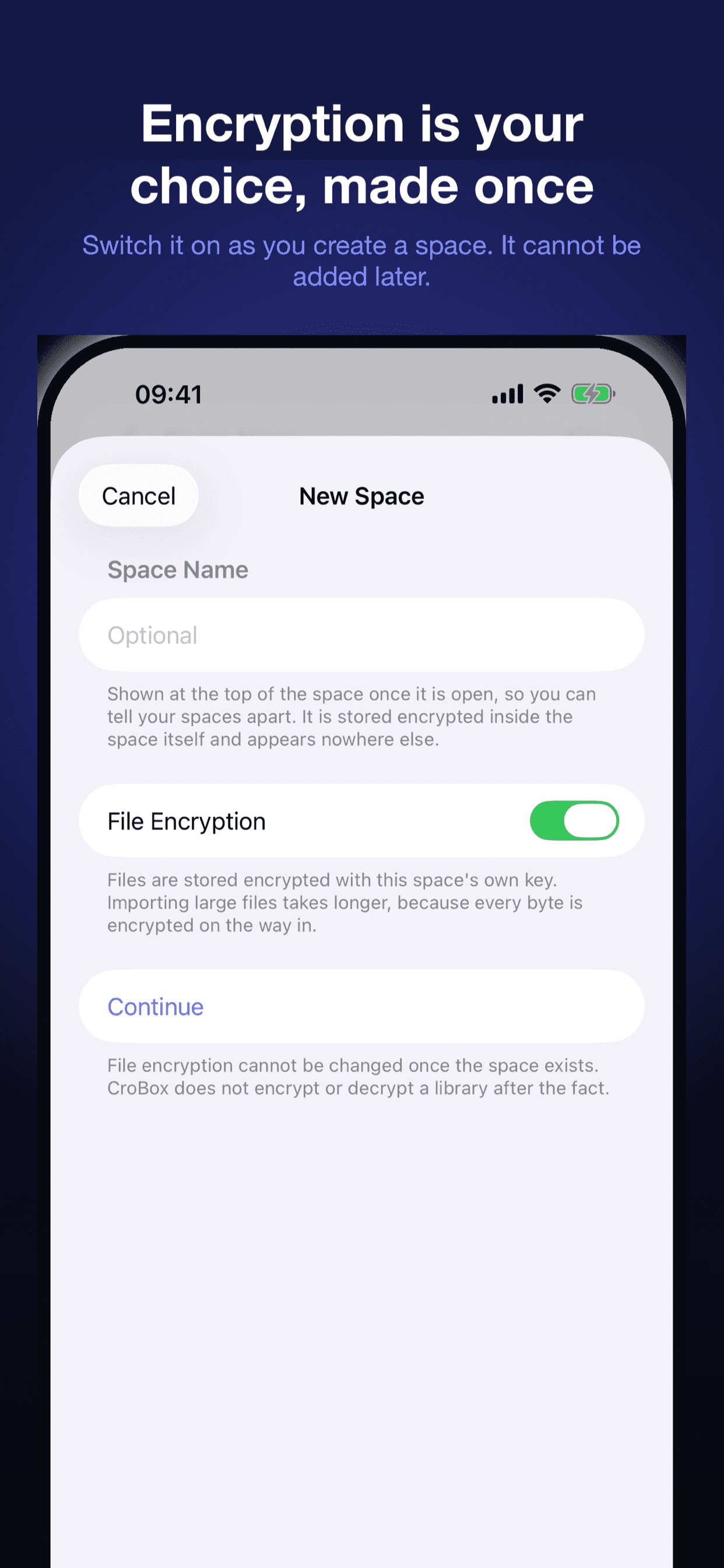 Screenshot 3 of CroBox – Private File Vault