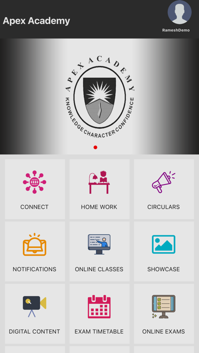 Apex Academy Parent App Screenshot