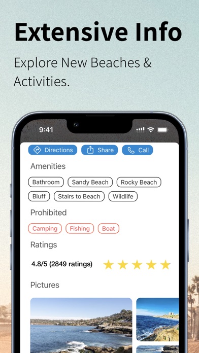 Beaches App Screenshot