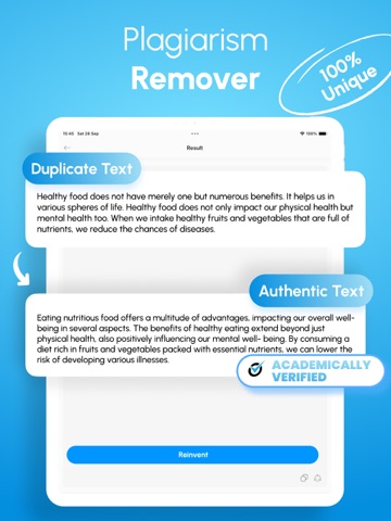 Plagiarism Checker & AI Detect iPad screenshot
