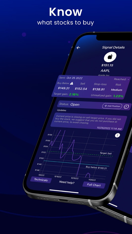 #1. Stocks Alerter (iOS) Podle: Taplistic, LLC