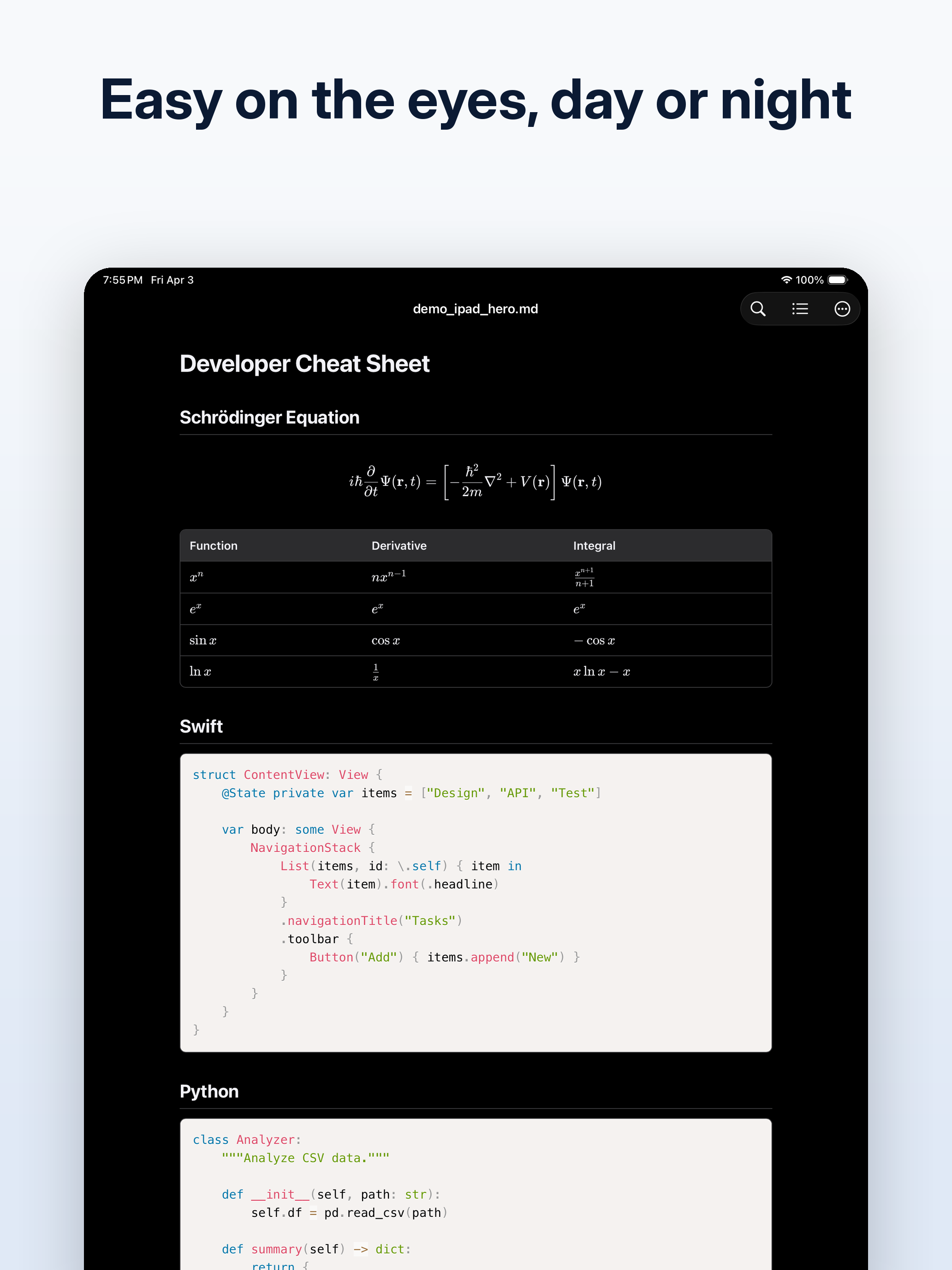 RC Markdown