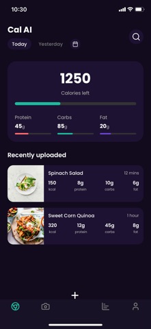 Calorie Tracker: AI Scan Screenshot 1 of 7
