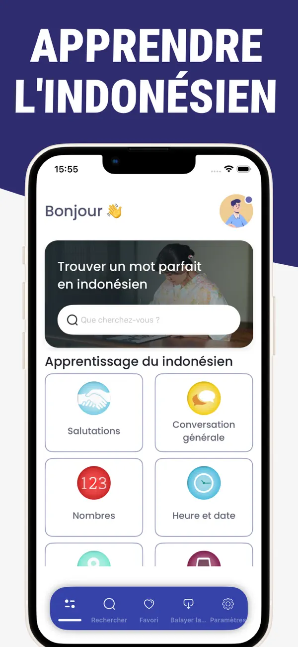 Screenshot #1 pour Apprendre l'Indonésien •