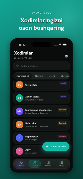 OneWork CEO Screenshot 1 of 6