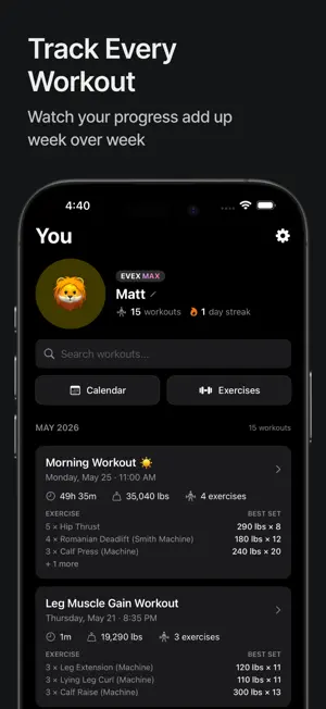 AI Personal Trainer - EVEX screenshot 4
