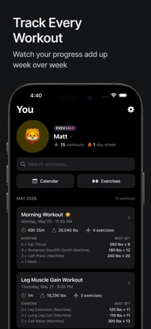AI Personal Trainer - EVEX Screenshot 4 of 5