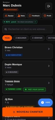 Mesure Châssis Screenshot 1 of 8