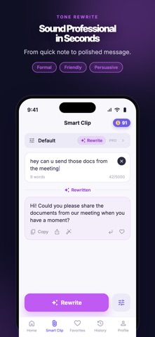 Smart Clip - AI Text Tools Screenshot 3 of 7