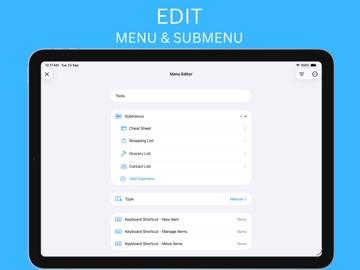 Menu Bar Maker - MenuBarTools screenshot