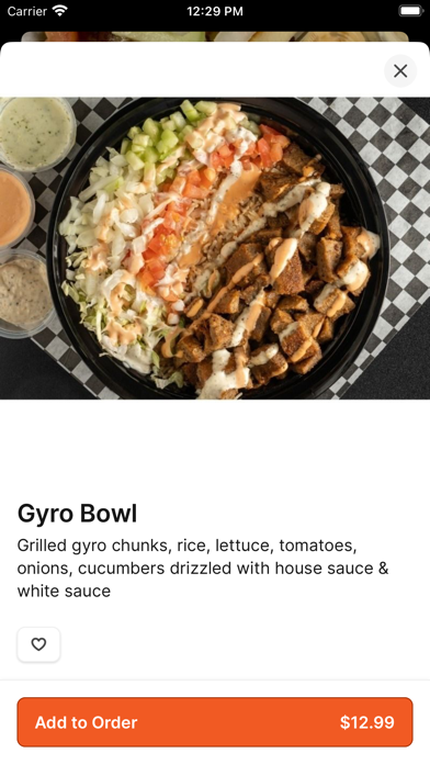 Papa's Gyro & Grill iPhone screenshot 3 - Food & Drink app