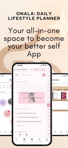 ONALA: Daily Lifestyle Planner iPhone screenshot