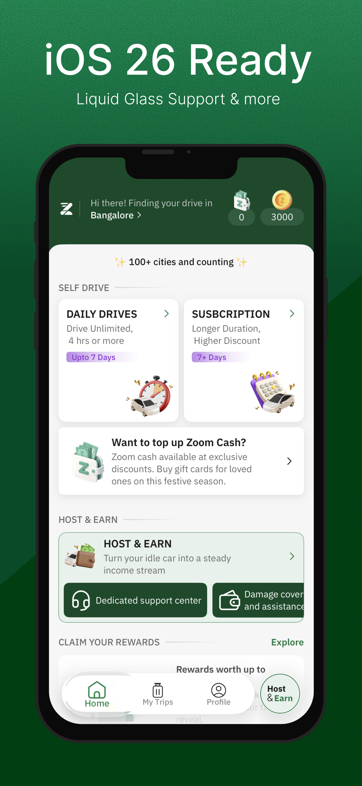 Zoomcar: Car rental for travel