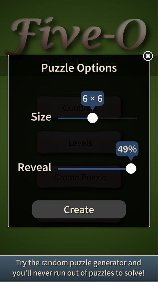 #5. Five-O Puzzle Pro (iOS) 由: Curt Stein
