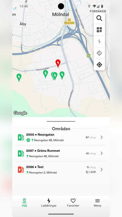 Screenshot #1 pour ChargeNode