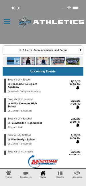 St. James Athletics screenshot 2