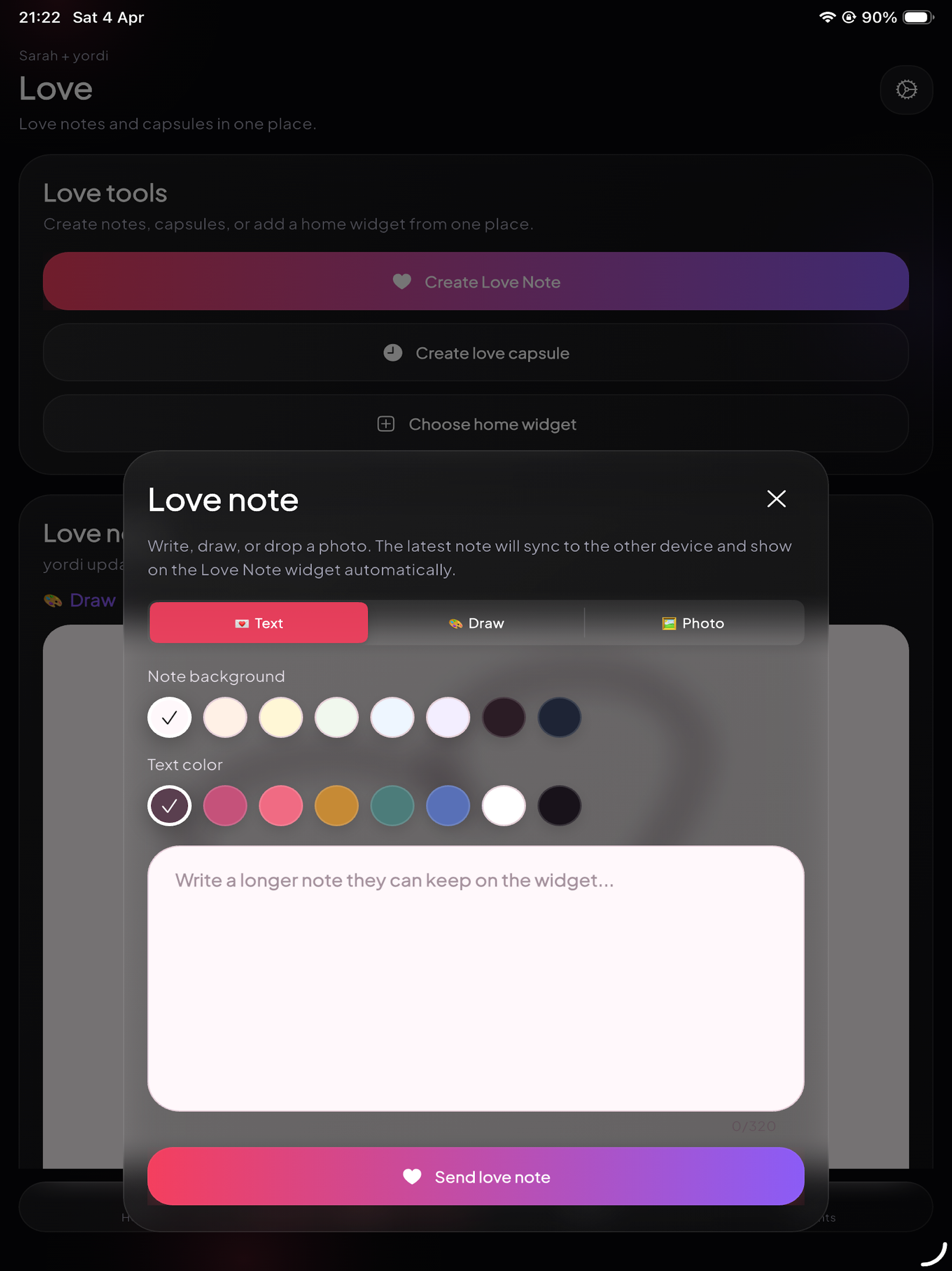 Tappi Couples Love Private App screenshot 14