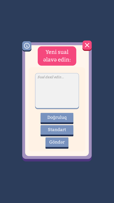 Doğruluq və Cəsarət Screenshot 2 - AppWisp.com