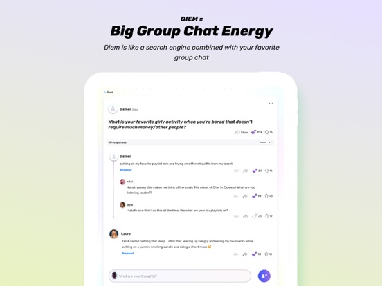 Screenshot #6 pour Diem | Search, socially