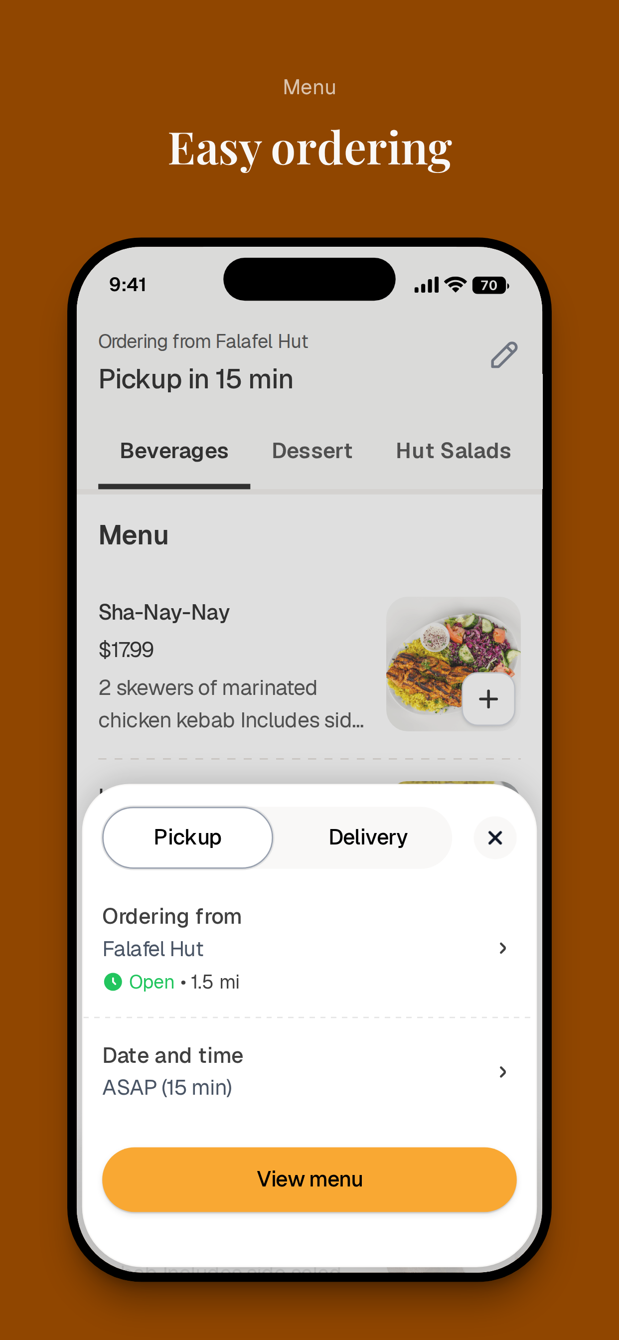 Falafel Hut To Go