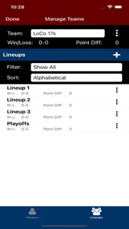volleyball lineup tracker iphone screenshot 3