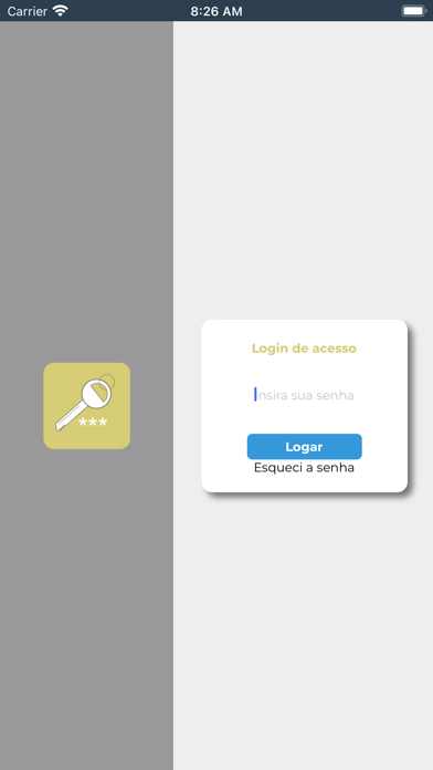 Minhas Senhas App Screenshot
