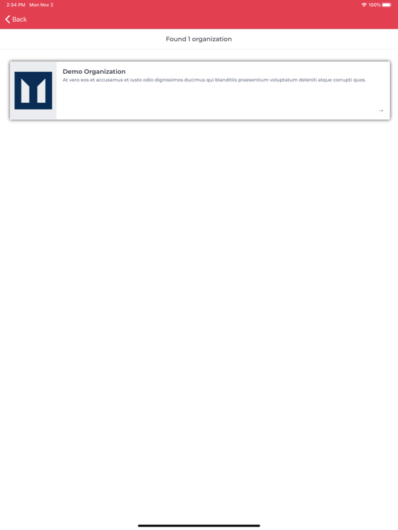 BRYNK Platform | Organizations iPad screenshot 2 - Business app