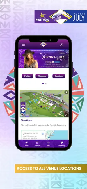 Hollywoodbets Durban July iPhone screenshot 1