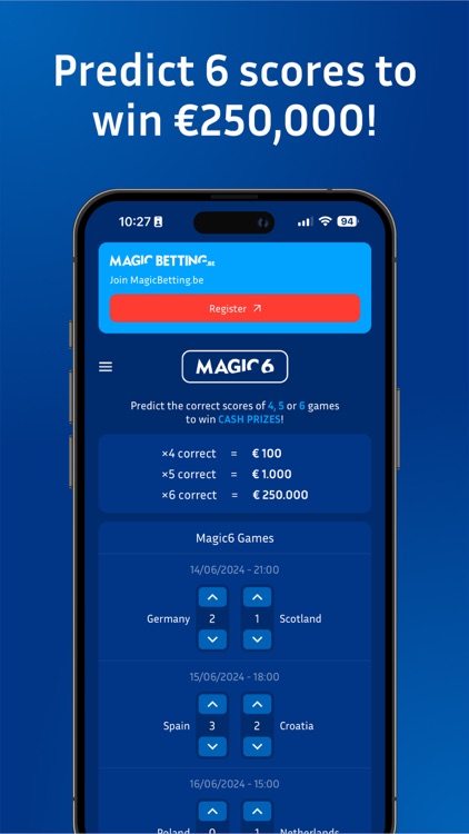 Magic6 - Football Leaderboard