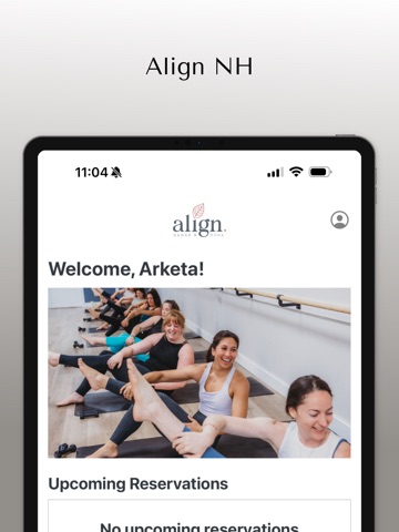 Align NH iPad screenshot