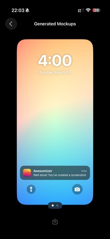 Mock me a Push screenshot