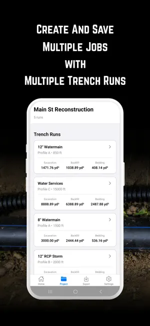 Trench Calculator screenshot 1